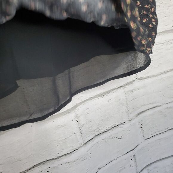 WAYF printed long sleeve floral mini dress medium - Picture 2 of 12